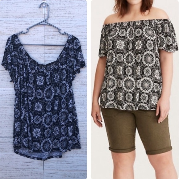 TORRID OFF THE SHOULDER TOP | SIZE 2 - Picture 1 of 5